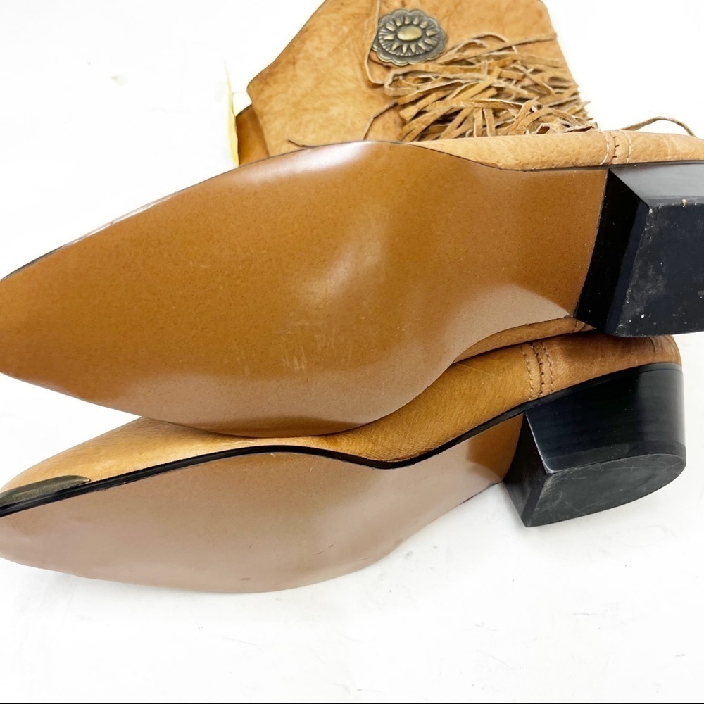 Buffalo Gap | Vintage Western Fringe Booties - Picture 6 of 10